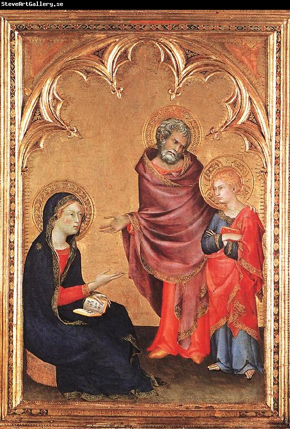 Simone Martini Christ Returning to his Parents